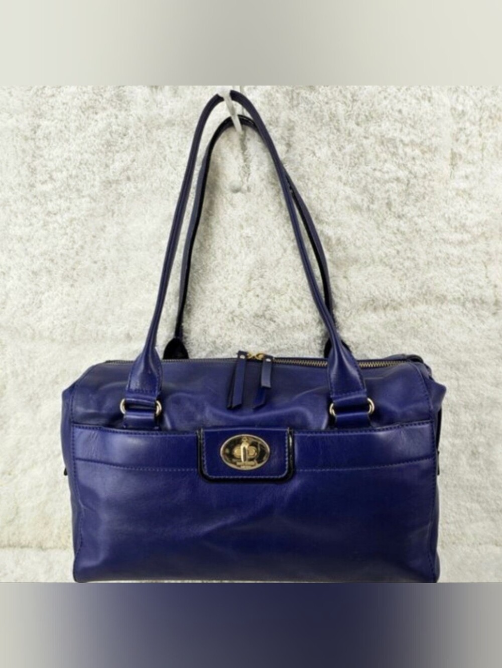 Kate Spade Hampton Road Colette Cobalt Blue Smooth Learher - Picture 4 of 9